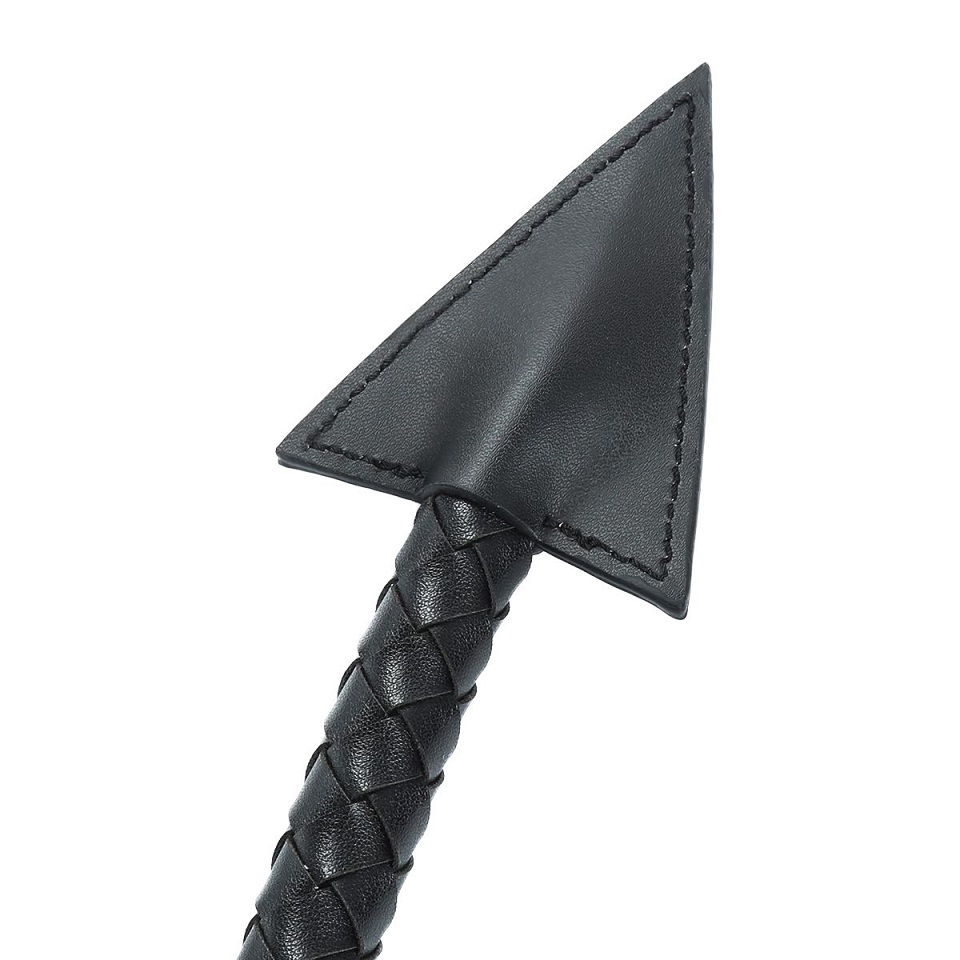 Introducing our Pu-Leather Devil Tail with Buttplug and Weav... Kiotos - Devil Tail Anal Plug - Black photo-6
