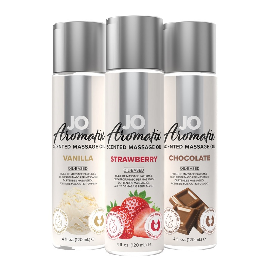 JO Aromatix Massage Oil's unique blend of ingredients ca... JO - Aromatix Strawberry Massage Oil - 120ml photo-3
