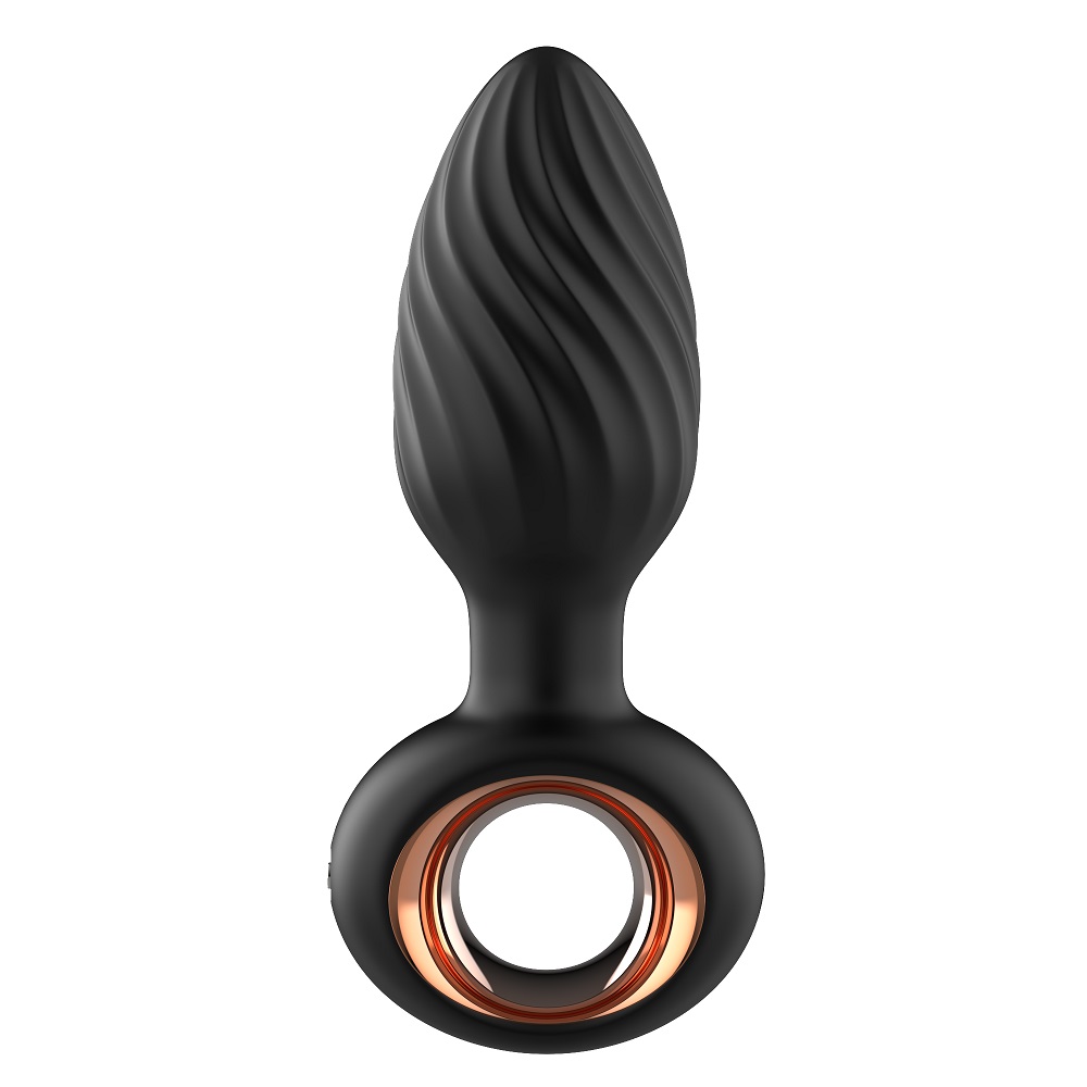 This extremely cost-effective twisted anal plug is ideal for... Secwell - Aisi Twist Butt Plug - Black photo-3