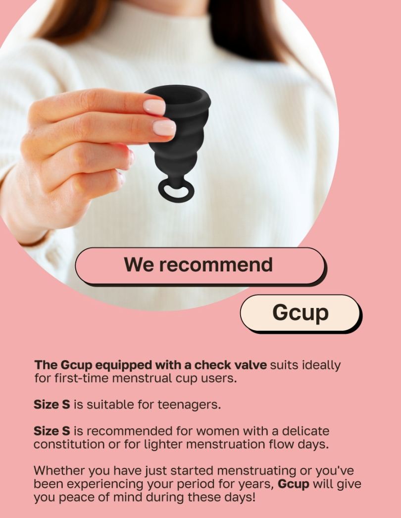 The menstrual cup Gcup has the shape of a bell. The main adv... Gvibe - Gcup - Mystic Noir photo-15