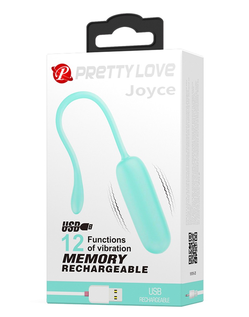Enjoy where you want with this discreet egg vibrator. It is ... Pretty Love - Joyce Vibrating Egg - Green photo-10