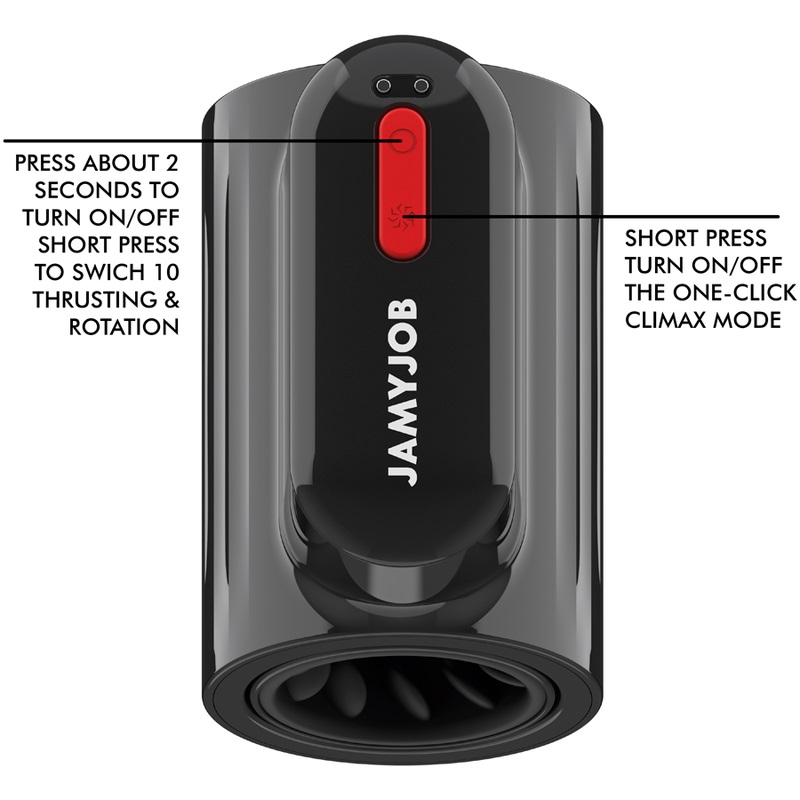 The JAMYJOB VORTEX up and down male masturbator is a high-pe... Jamyjob - Vortex Thrusting Masturbator photo-6