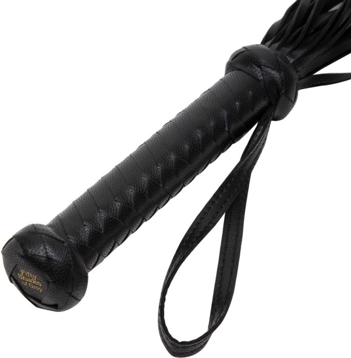 Add a touch of Ana-and-Christian-inspired indulgence to the ... Fifty Shades of Grey - Bound to You Flogger - Black photo-3