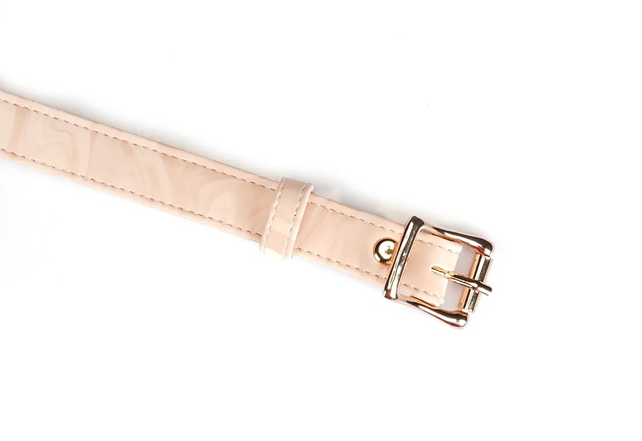 Embrace your feminine side with this pink Vegan Leather ball... Liebe Seele - Boudoir Amor Ball Gag - Pink photo-5