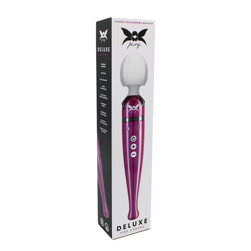 The Pixey Deluxe, world’s most powerful wireless massage wan... Pixey - Deluxe Massager - Pink Chrome photo-9