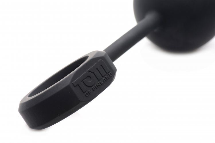 Explore a new level of anal pleasure with these unique anal ... TOF - Weighted Anal Ball Beads - Black photo-4