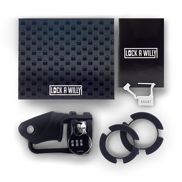 Abstinence leads to higher and more intense levels of excite... Lock-a-Willy - Silicone Chastity Device - Black photo-9