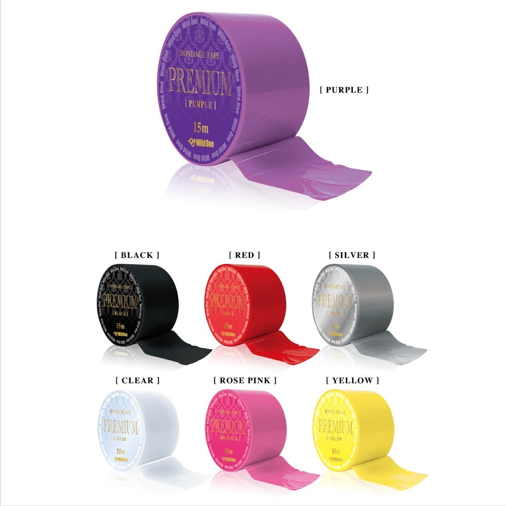 Essential bondage tape for SM play. Easy restraint play with... SSI - Bondage Tape Premium 15m - Clear photo-5
