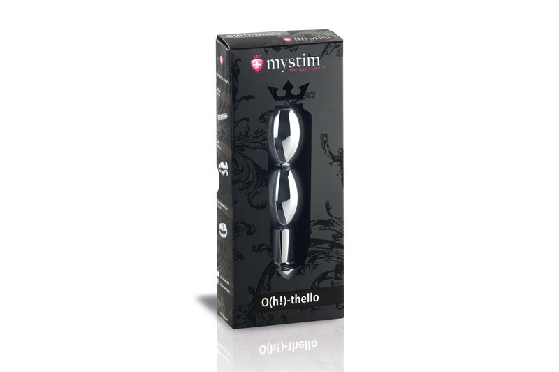 Good ol‘ Shakespeare would never have dreamed that one day O... Mystim - O(H!)Thello E-Stim Dildo - Silver photo-8