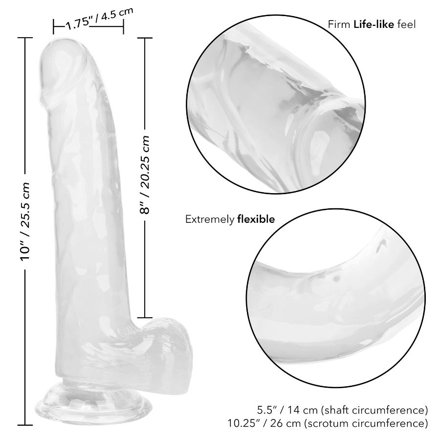 CEN - Size Queen 8" 仿真陽具 - 透明 CEN - Size Queen 8" 仿真陽具 - 透明 照片-9
