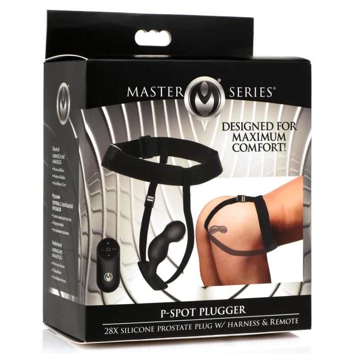 Give yourself hours of prostate stimulation as you train you... Master Series - 28X P-Spot Plugger - Black photo-9