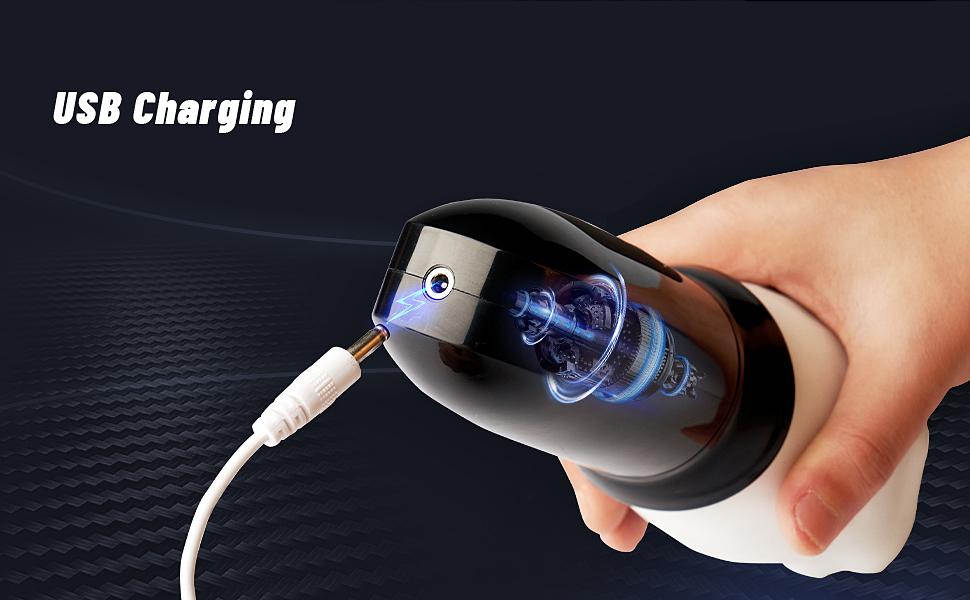12 Kinds of rotating
Rechargeable Lithium Polymer Battery
B... Secwell - First Class Rotating Masturbator - Black photo-7