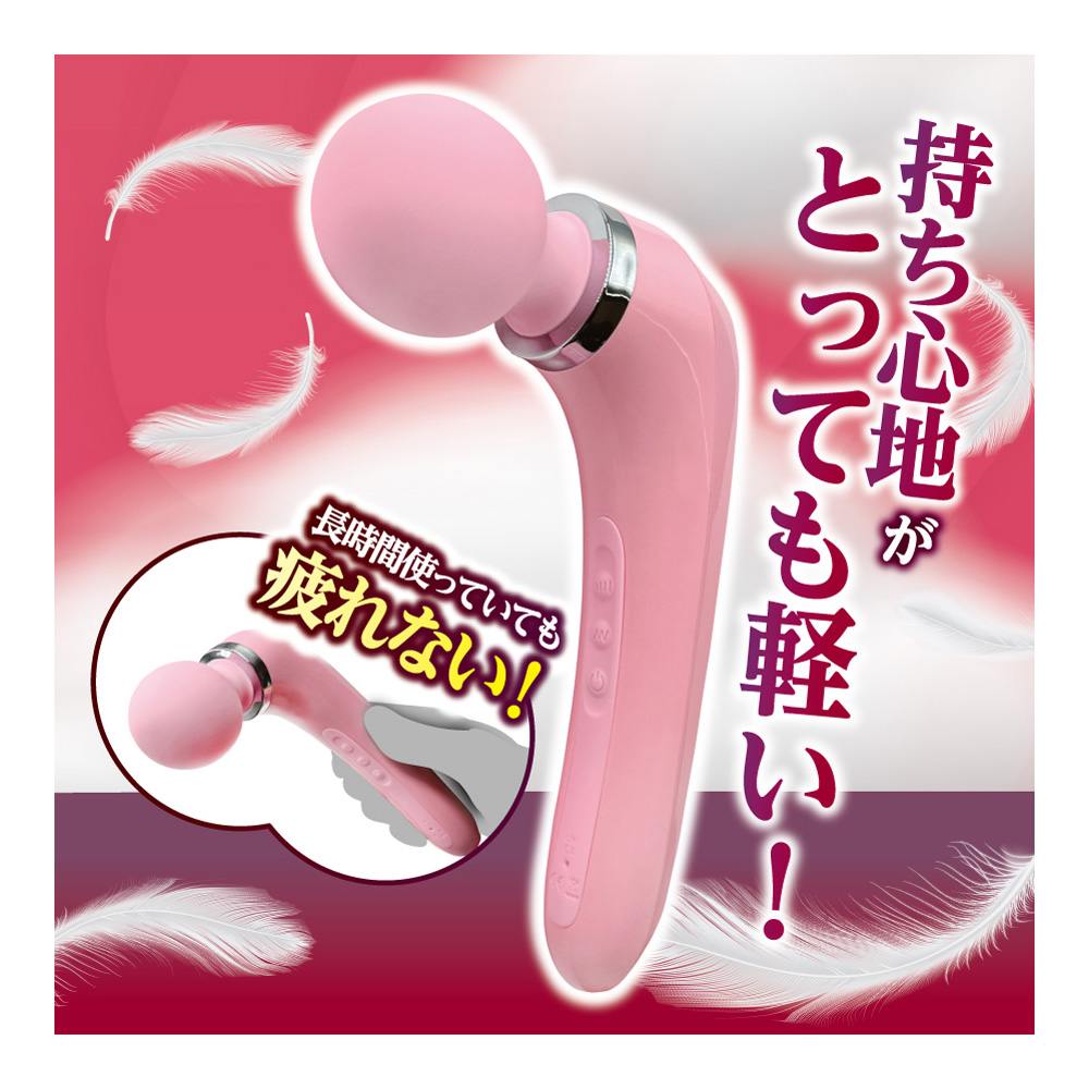 Very light to hold! Because it's light, you won't ge... T-Best - Light Vibro Massager - Pink photo-3