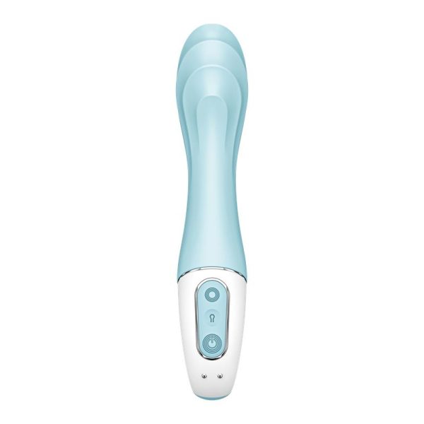 Pump up your passion! The Air Pump Vibrator 5 Connect App is... Satisfyer - Air Pump Vibrator 5 - Blue photo-4