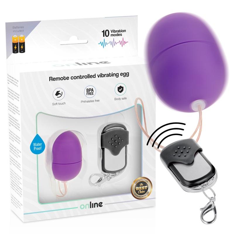 Are you tired of the monotony and looking for something to s... Online - Vibro Egg w Remote S - Purple photo-5