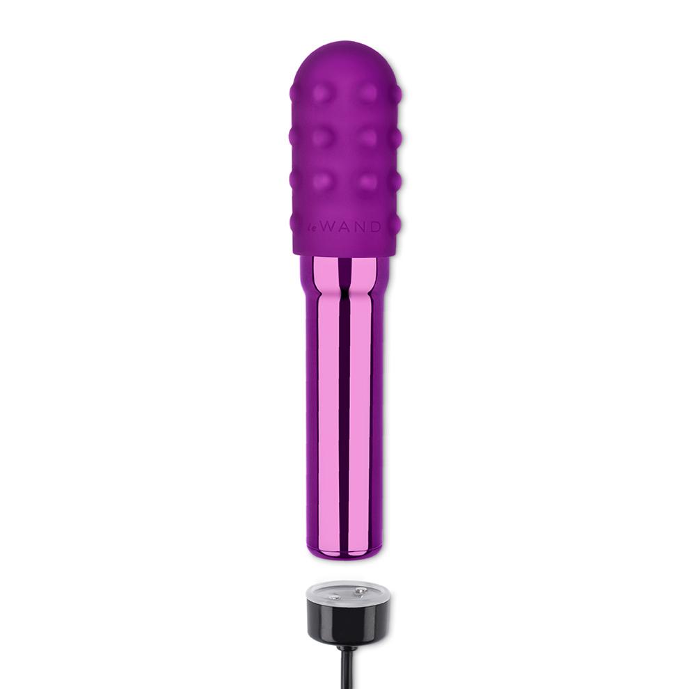 Rechargeable Vibrator With Silicone Textured Ring
Take your... Le Wand - Grand Bullet - Cherry photo-5