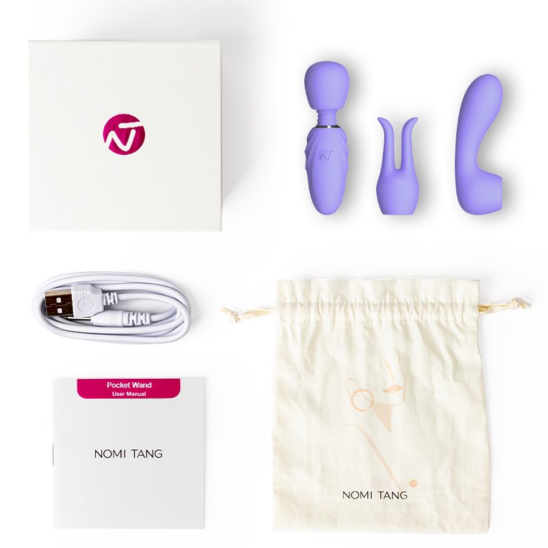Pocket Wand is a compact pocket sized wand vibrator, perfect... Nomi Tang - Pocket Wand - Lavender photo-12