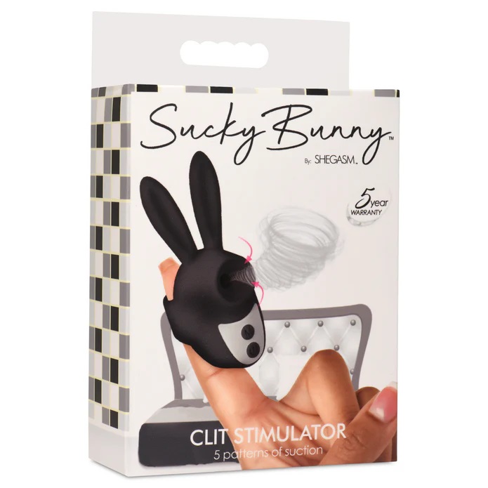 This Sucky Bunny Clit Stimulator is the cutest addition to y... Inmi - Shegasm Sucky Bunny Clit Stimulator - Black photo-8