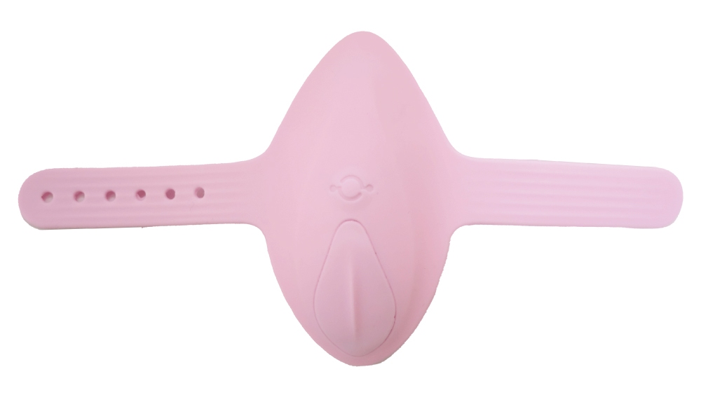 The butterfly rotor is a wireless vibrator with a belt that ... Pagos - Butterfly Rotor - Pink photo-3