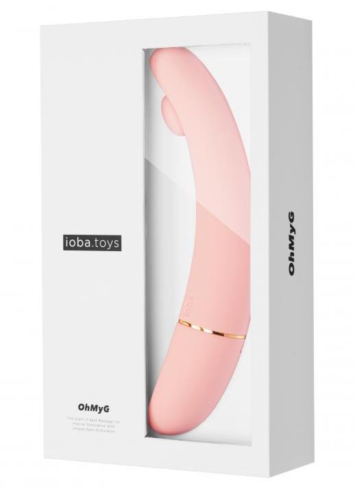 The OhMyG is a silent G-spot massager sex toy for bodies wit... Ioba - OhMyG G-Spot Vibrator - Pink photo-12
