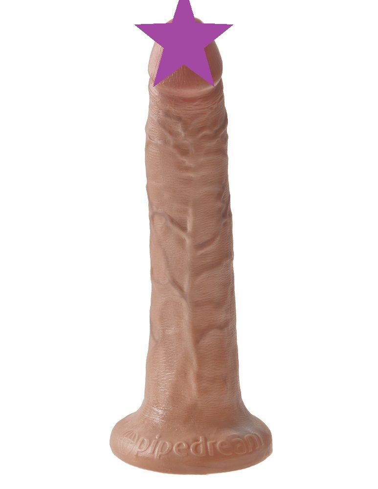 Do you want your first dildo to look and feel just like the ... King Cock - Cock 7″ - Caramel photo-2