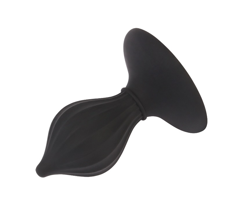 Black Mont series anal plug with cute ribbed surface
Phthal... Chisa - 3'' Control Plug - Black photo-3