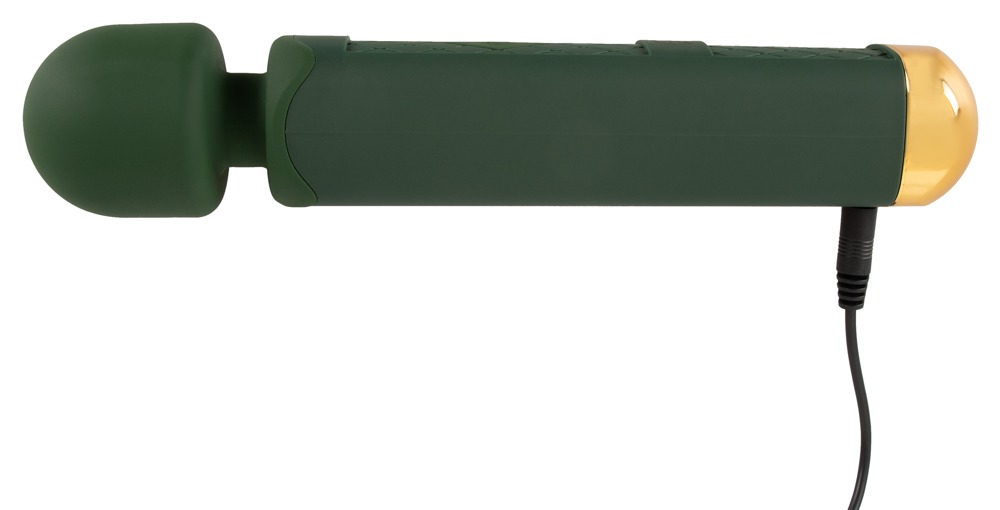 A beautiful design for full-body massages and spot-on stimul... Emerald Love - Luxurious Wand Massager - Green photo-6