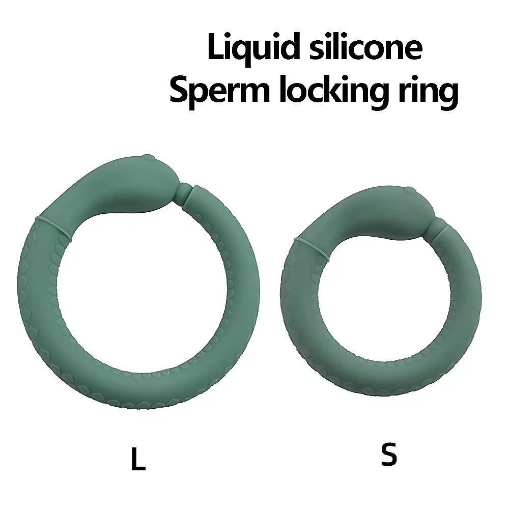 Sperm locking ring
Material: liquid silicone
L Size: Inner ... FAAK - Viper Cock Ring L - Black photo-3
