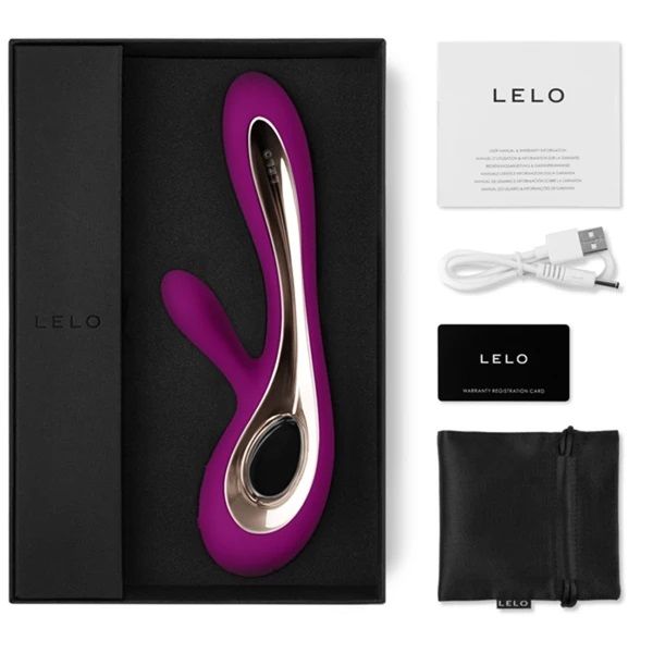 Soar to new heights of intense intimacy for exquisite pleasu... Lelo - Soraya 2 Rabbit Vibrator - Deep Rose photo-7
