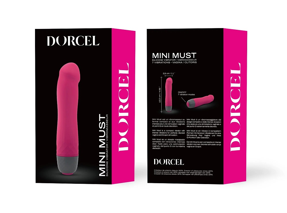 Mini Must is a compact vibrator with intense vibrations for ... Dorcel - Mini Must Vibrator - Pink photo-4
