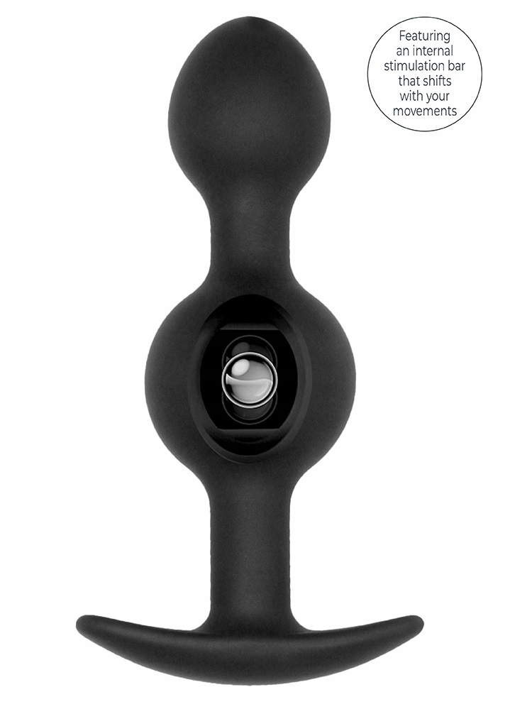 Spice up your day with SONO plug and play! Made from smooth ... Sono - #90 Self Motion Butt Plug - Black photo-3