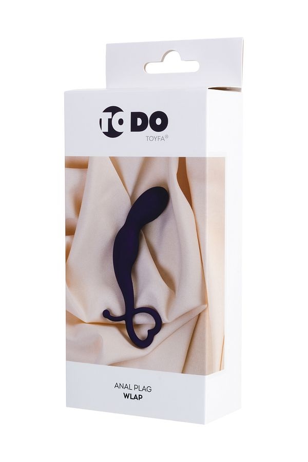 Wlap wave relief and the curved head of the toy provide addi... ToDo - Wlap Anal Plug - Black photo-11