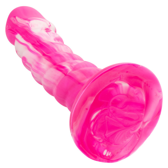 Introducing the Twisted Love Twisted Ribbed Probe, a one-of-... CEN - Twisted Ribbed Anal Plug - Pink photo-7