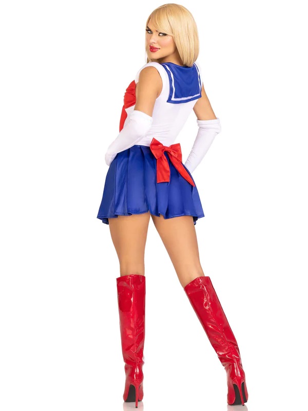 Save the day in the ultra-sexy 3 Piece Sexy Sailor costume b... Leg Avenue - Sexy Sailor Costume 3pcs - L photo-6
