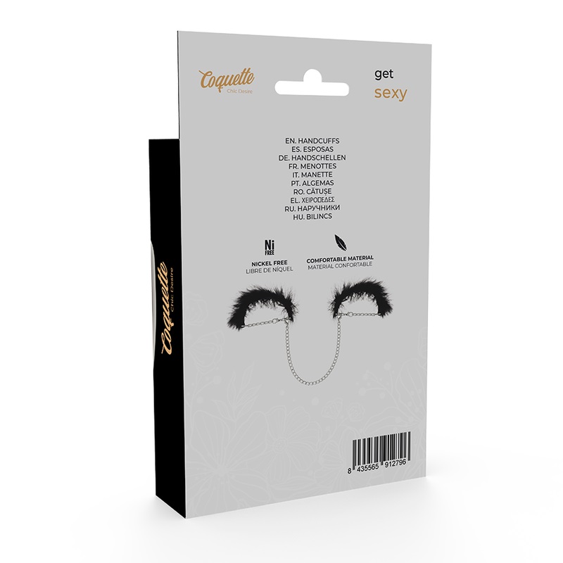 For beginners and enthusiasts of restraint alike, these prem... Coquette - Deluxe Handcuffs - Black photo-6
