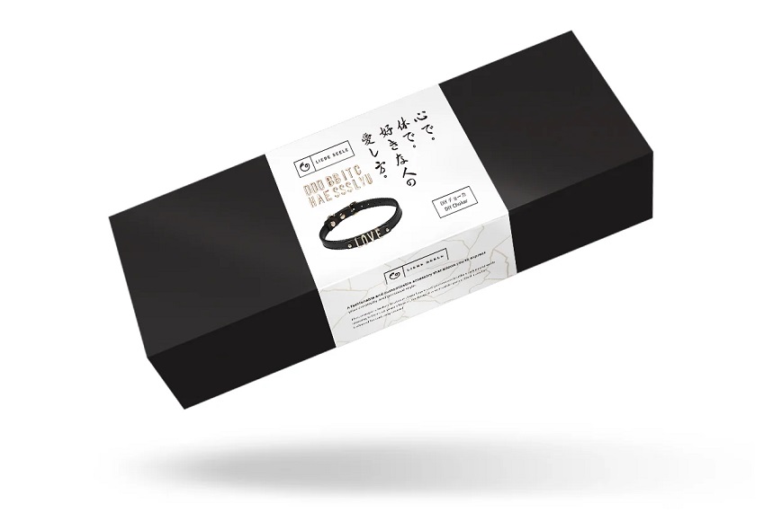 A fashionable and customizable accessory that allows you to ... Liebe Seele - Collar w Removable Letters - Black photo-2