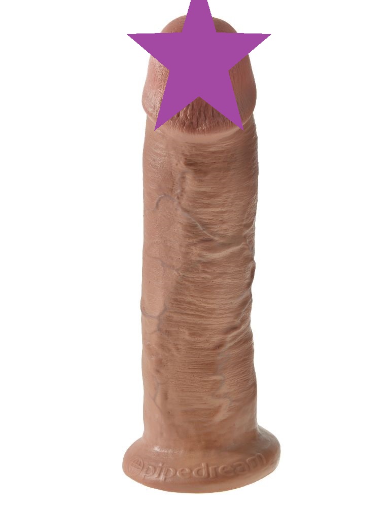 Do you want your first dildo to look and feel just like the ... King Cock - Cock 10″ - Caramel photo-2