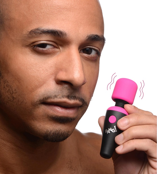 The perfect travel companion! This tiny wand fits in the pal... Bang! - 10X Vibro Mini Wand - Pink photo-2