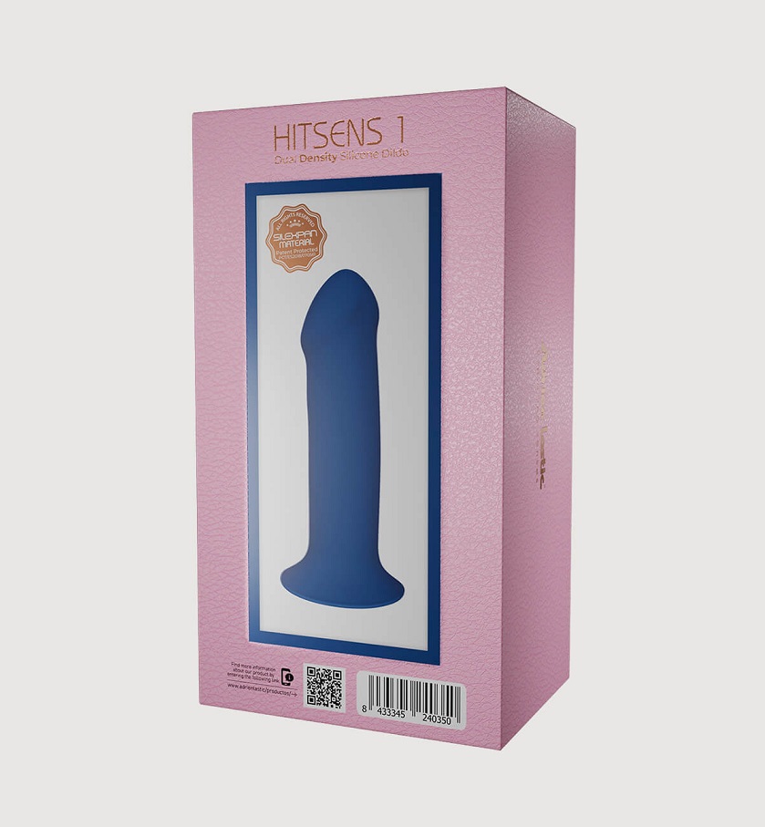 Premium dildo made of super soft Silicone with SILEXPAN dual... Adrien Lastic - 7'' Silicone Dildo - Blue photo-7