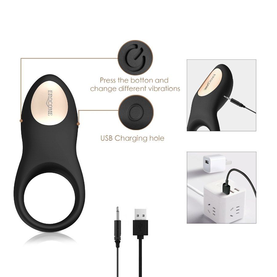 Sagitta is an specially designed for couples.It is with the ... Erocome - Sagitta - Black photo-14