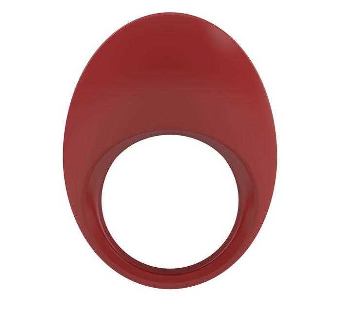 ovo B11 is made of 100% body safe silicone, with soft an... Ovo - B11 Vibro Ring - Red photo-4
