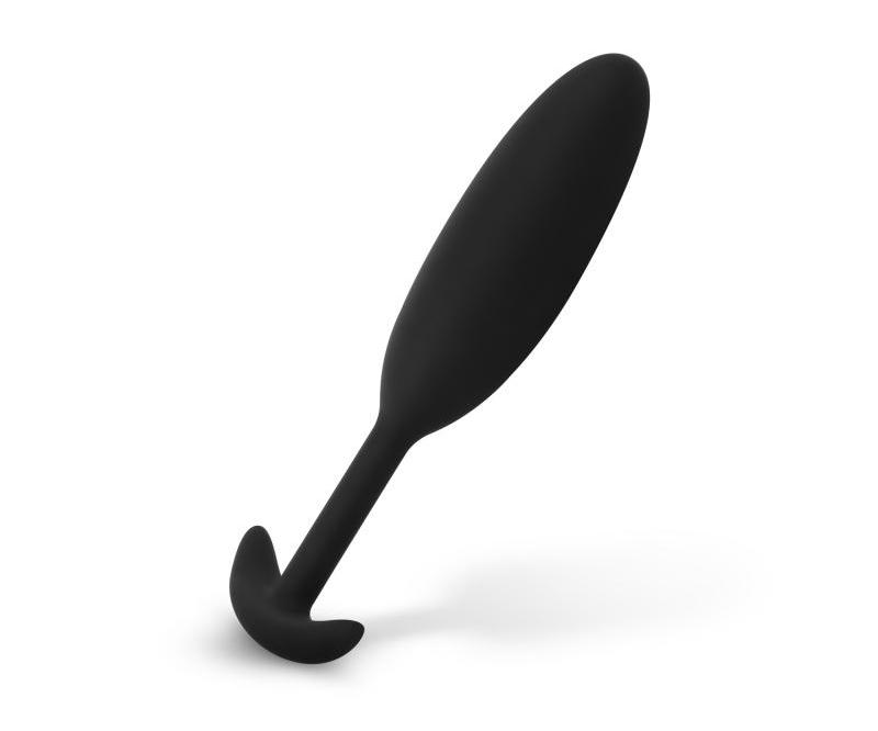 Enjoy this weighted butt plug where and whenever you want. T... Easytoys - Heavy Fulfiller Butt Plug S - Black photo-3
