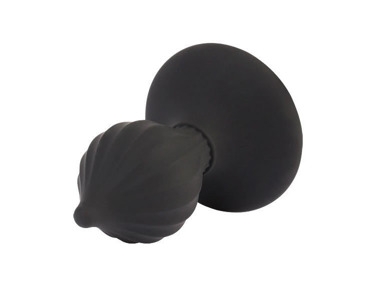 Black Mont series anal plug with cute ribbed surface
Phthal... Chisa - 3'' Control Plug - Black photo-2