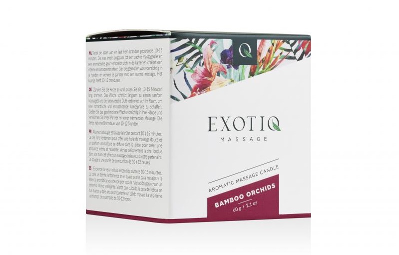 Enjoy or give a lovely massage with this Exotiq massage cand... Exotiq - Massage Candle Bamboo Orchids - 60g photo-4