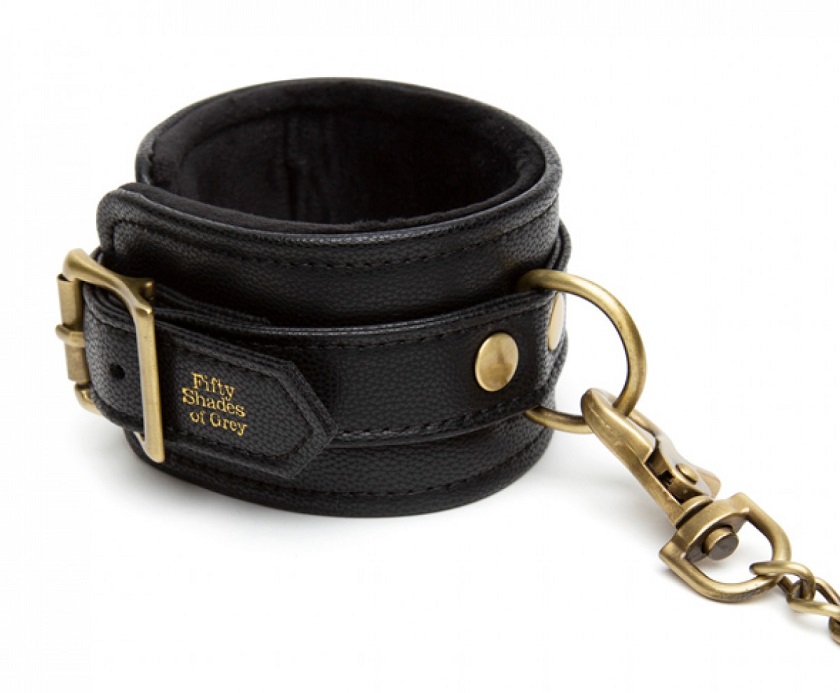 There is nothing you can't love about these strong and s... Fifty Shades of Grey - Bound to You Ankle Cuffs - Black photo-3