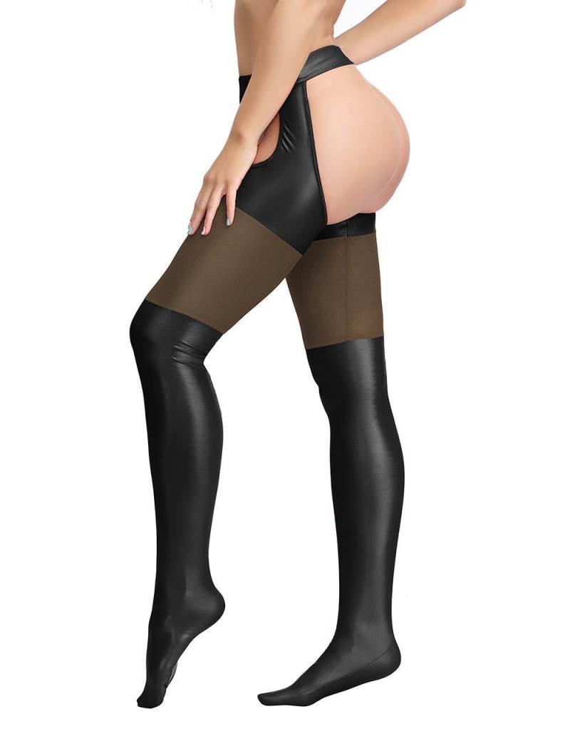 Sexy Faux Leather Stockings
Material  ... Ohyeah - Faux Leather Stockings - Black - M photo-2
