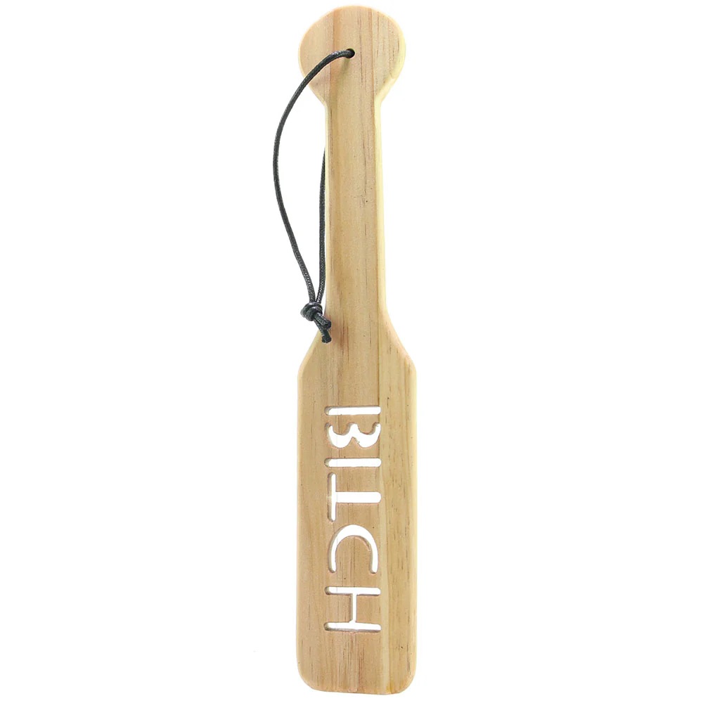 If you're looking for a super-sturdy wood surface, lots ... Spartacus - Bitch Wood Paddle 31cm photo-3