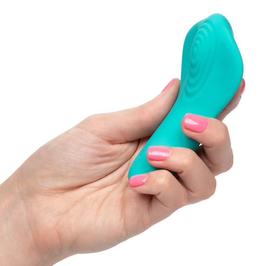Slip the tickling Slay Pleaser into your purse or handbag fo... CEN - Slay PleaseMe Panty Vibe - Teal photo-2