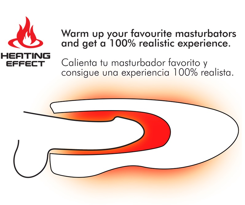 Experience a new level of pleasure with the SPIN-X male mast... Jamyjob - Spin-X Heating Vibro Masturbator photo-3