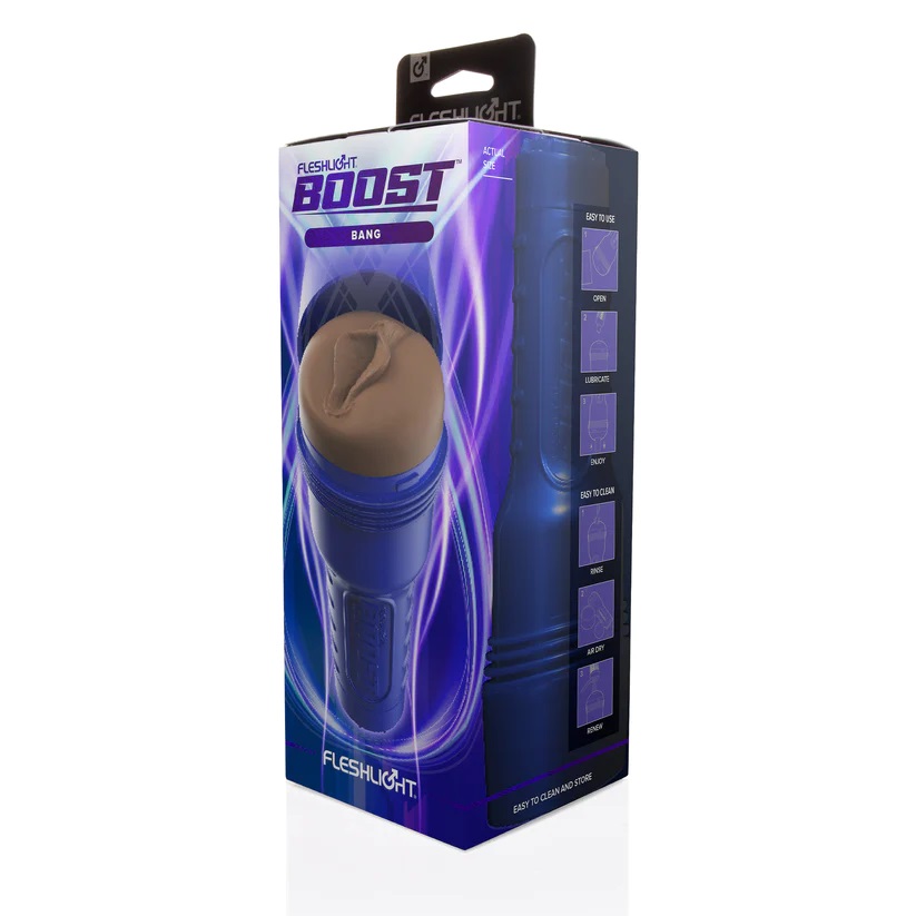 Prepare yourself for the best BANG of your life! ... Fleshlight - Boost Bang Masturbator - Dark Flesh photo-10